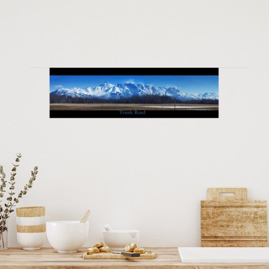 Trunk Road Poster (Keuken)
