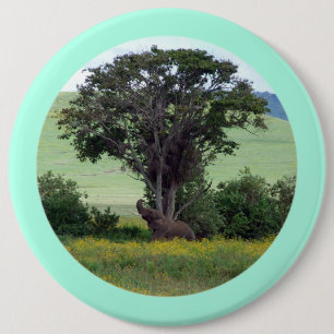 Trunk To The Breeze beroemd gemaakt door Ngorongor Ronde Button 6,0 Cm