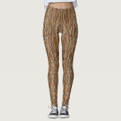 Trunk van pijnboomschors leggings (Voorkant)