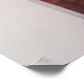 Trunk wijzerplaat klok, Londen, 1850 Poster (Hoek)