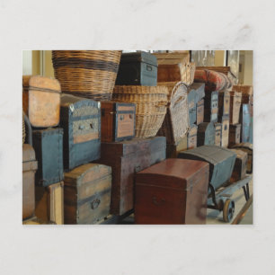  Trunks en Suticases World Traveler Briefkaart