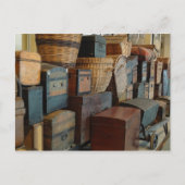 Trunks en Suticases World Traveler Briefkaart (Voorkant)