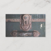 trunkvergrendeling visitekaartje (Voorkant)