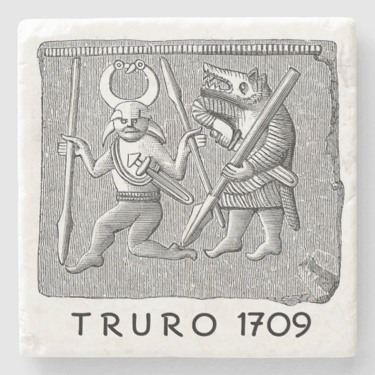 Truro 1709 Stone Onderzetter (Voorkant)