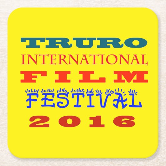 TRURO INTERNATIONAL FILM FESTIVAL 2016 ONDERZETTER (Voorkant)