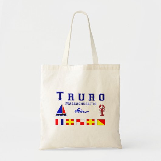 Truro MA Signal Flags Tote Bag (Voorkant)