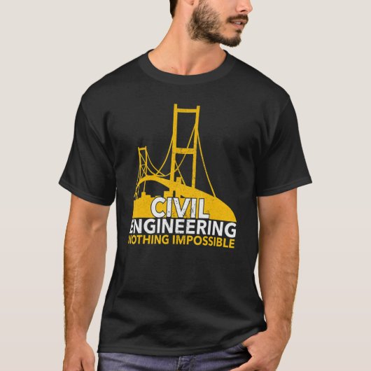 Truss Structural Civil Engineering Stude T-shirt (Voorkant)
