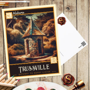 Trussville, Alabama Antiek Briefkaart