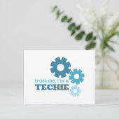 Trust A Techie Briefkaart (Staand voorkant)