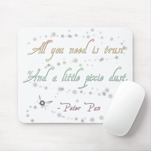 Trust and Pixie Dust Mousepad Muismat (Met muis)