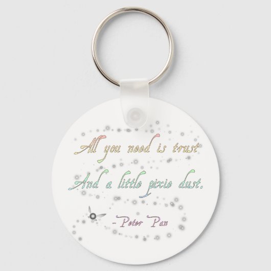 Trust and Pixie Dust Sleutelhanger (Voorkant)