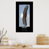 TRUST Bald Eagle Motivatie Poster (Keuken)