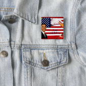 Trust en Believe_Button Vierkante Button 5,1 Cm (In situ)