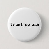 TRUST GEEN RONDE BUTTON 5,7 CM (Voorkant)