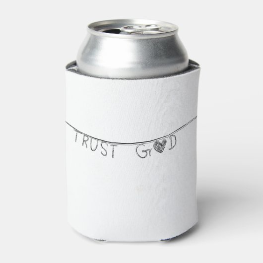 Trust God Blikjeskoeler (Blikje Voorkant)