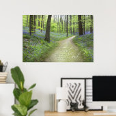 TRUST GOD - Christelijke Poster Muur kunst (Thuiskantoor)