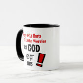 Trust God Coffee Mok (Voorkant links)