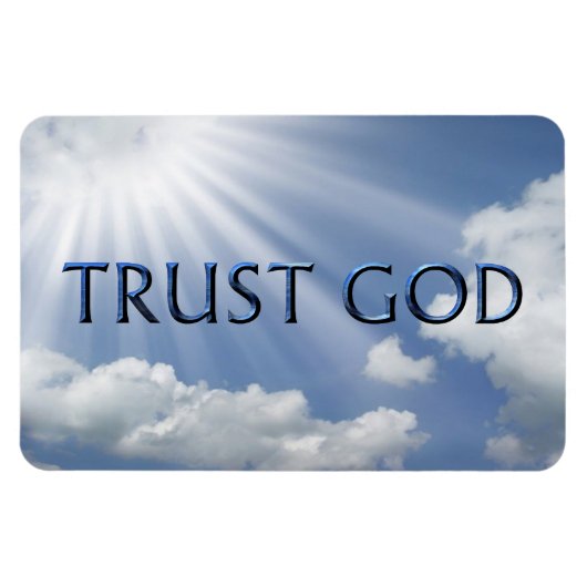 TRUST GOD MAGNEET (Horizontaal)