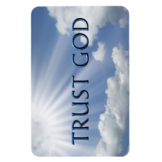 TRUST GOD MAGNEET (Verticaal)