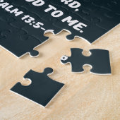 Trust God Psalm 13:5-6 Bijbel Verse Christelijk Legpuzzel (Zijkant)
