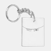 Trust God Sleutelhanger (Voorkant Links)