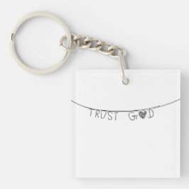 Trust God Sleutelhanger