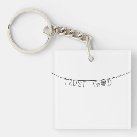 Trust God Sleutelhanger (Voorkant)