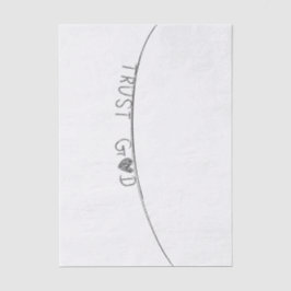 Trust God Tissuepapier