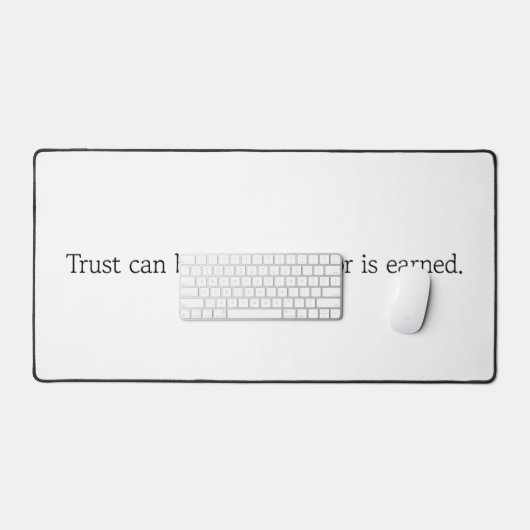 Trust & Honor Desk Mat (Keyboard & Muis)