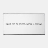 Trust & Honor Desk Mat (Voorkant)