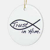 TRUST IN HEM KERAMISCH ORNAMENT (Links)