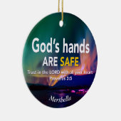 TRUST IN HET Christelijke LORD-gebed Keramisch Ornament (Rechts)