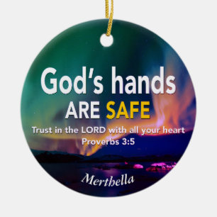 TRUST IN HET Christelijke LORD-gebed Keramisch Ornament