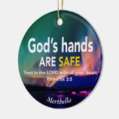 TRUST IN HET Christelijke LORD-gebed Keramisch Ornament (Links)