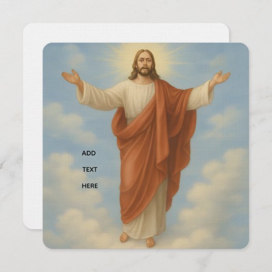 Trust In Jesus Kaart (Voorkant / Achterkant)