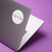 Trust in Jesus – Minimal Christian Sticker 