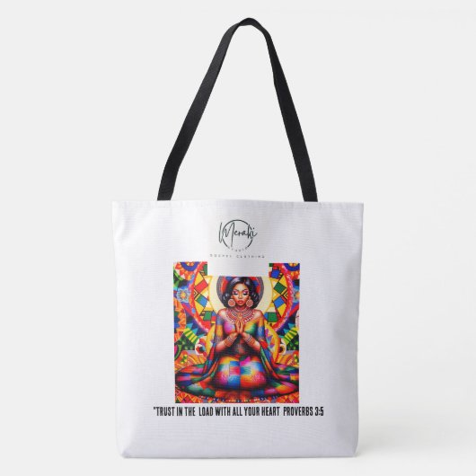 Trust in lord with all your heart  tote bag (Voorkant)