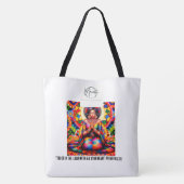 Trust in lord with all your heart  tote bag (Achterkant)