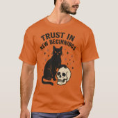 TRUST IN NEW BEGINNINGS. T-SHIRT (Voorkant)