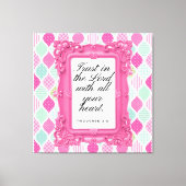 Trust in the Lord | Christian Gift Canvas Afdruk (Voorkant)