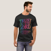Trust In The Lord Christian Jesus God Sister Broth T-shirt (Voorkant volledig)
