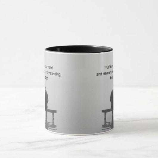 Trust In the Lord Comforting Uplifting Bible Verse Mok (Midden)