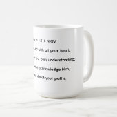 Trust in the lord Mug Koffiemok (Voorkant rechts)
