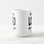 Trust in the Lord Proverbs 3 5 KJV Christian Mug Koffiemok (Center)
