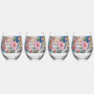 Trust in the Lord. (Proverbs 3:5) Wijnglas Zonder Voet