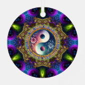 Trust Instincts Growth Compass Direction Inspire Metalen Ornament (Achterkant)