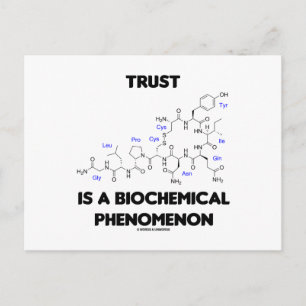 Trust is een biochemisch verschijnsel (oxytocine) briefkaart