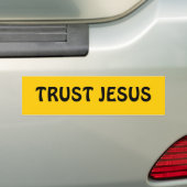 TRUST JESUS BUMPERSTICKER (Op auto)
