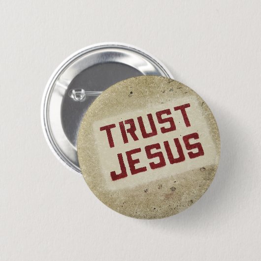 "Trust Jesus" Button (Voorkant /achterkant)