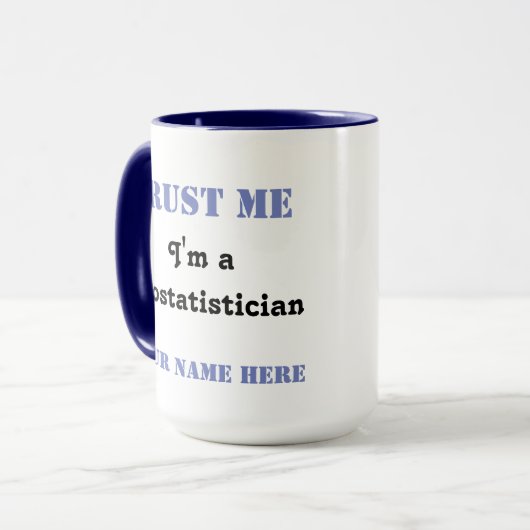 Trust Me - Biostatisticus Mok (Voorkant links)